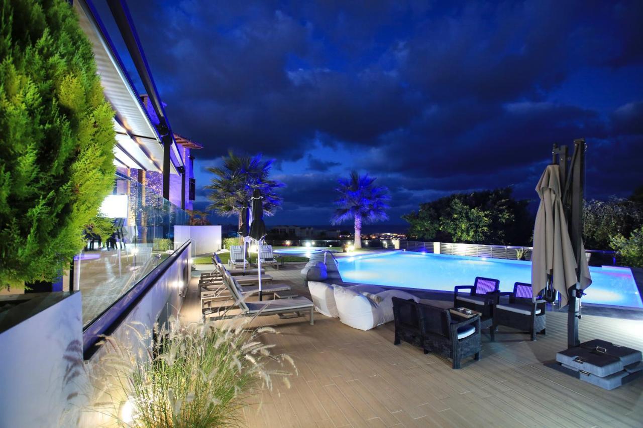 Orama Luxury Villa 4 Bedrooms With Private Pool Херсониссос Экстерьер фото
