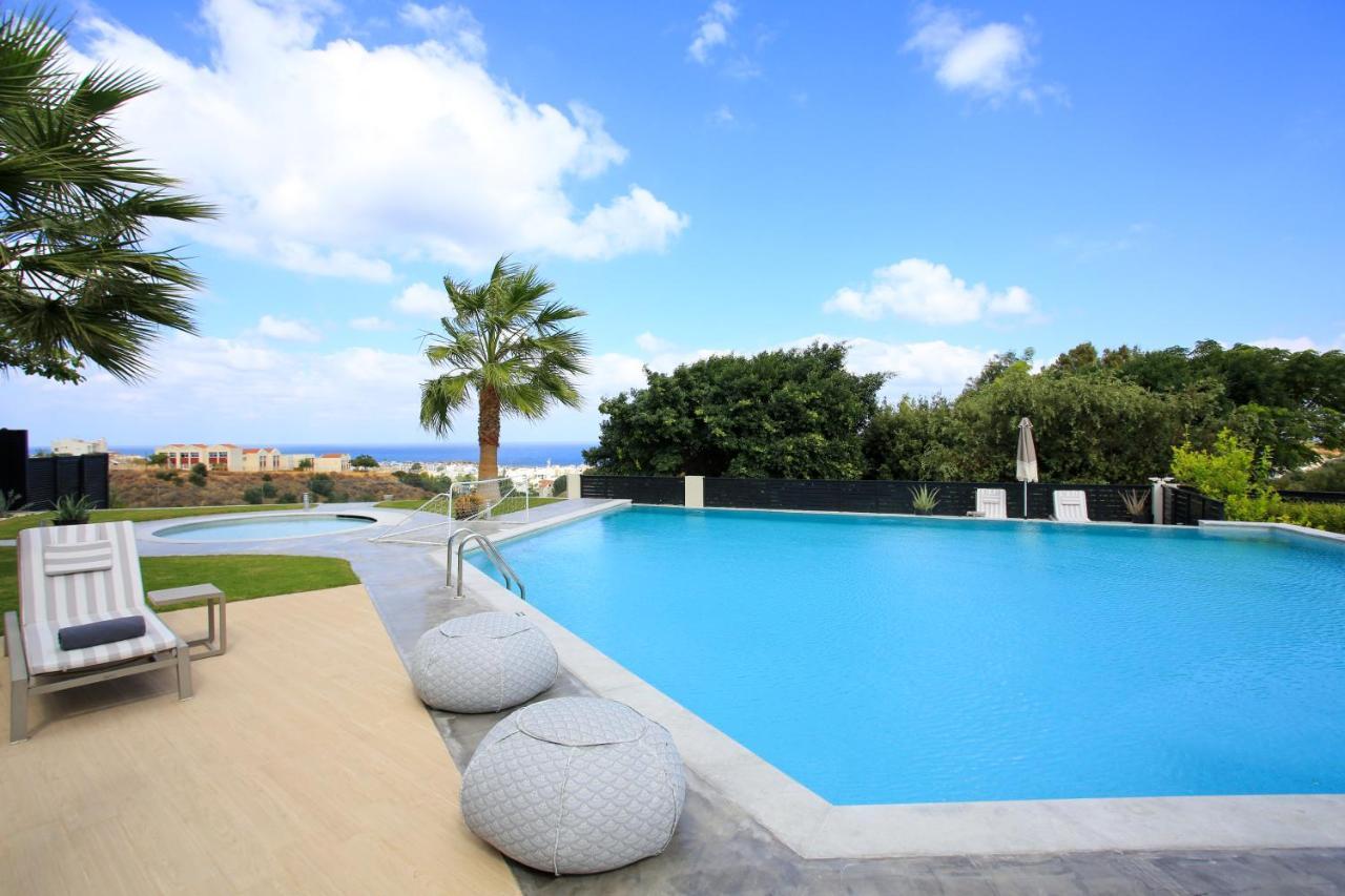 Orama Luxury Villa 4 Bedrooms With Private Pool Херсониссос Экстерьер фото