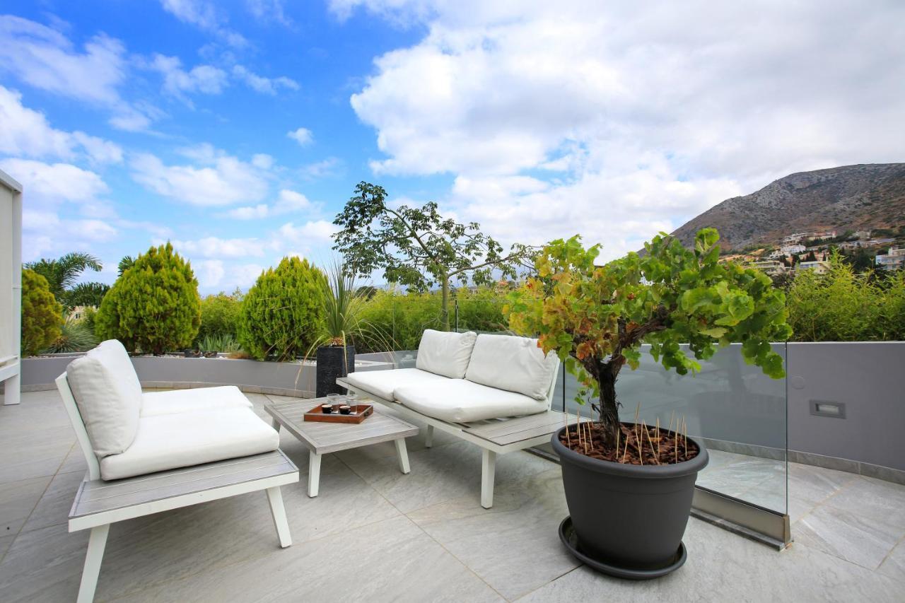 Orama Luxury Villa 4 Bedrooms With Private Pool Херсониссос Экстерьер фото