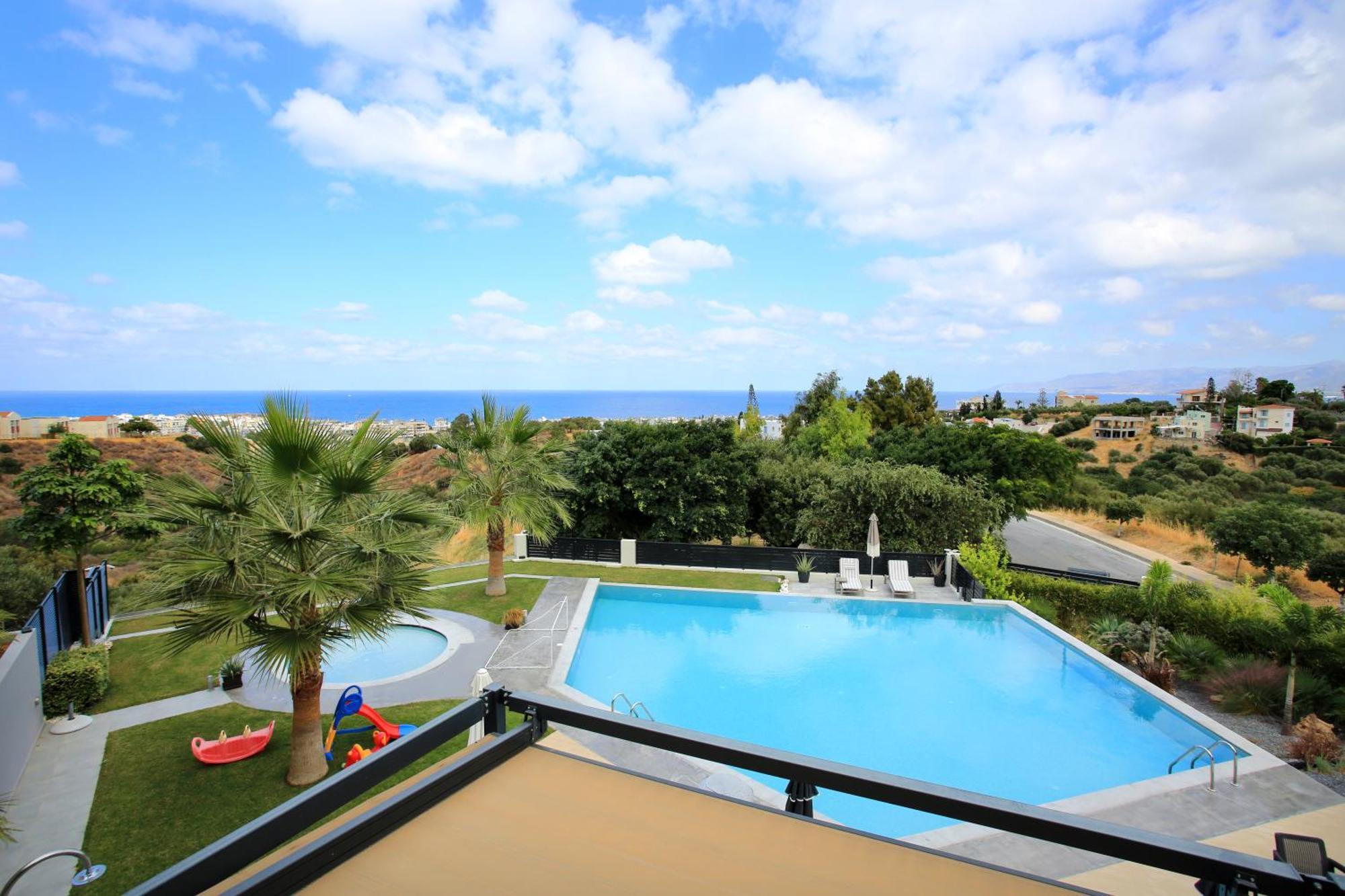 Orama Luxury Villa 4 Bedrooms With Private Pool Херсониссос Экстерьер фото